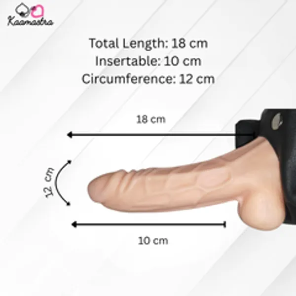 Kaamastra_Flesh_Vibrating_Hollow_Strap_On_Sleeve_For_Men