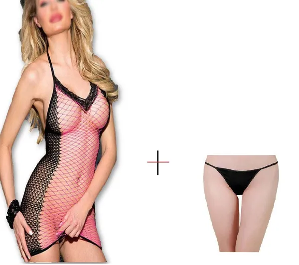 Kaamastra_Black_And_Pink_Criss_Cross_Halfbody_Stocking