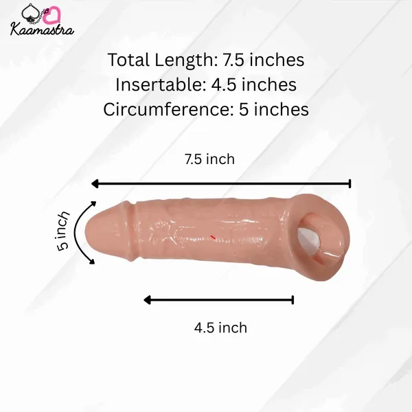 Kaamastra_Jumbo_Extender_Penis_Sleeve_Silicone