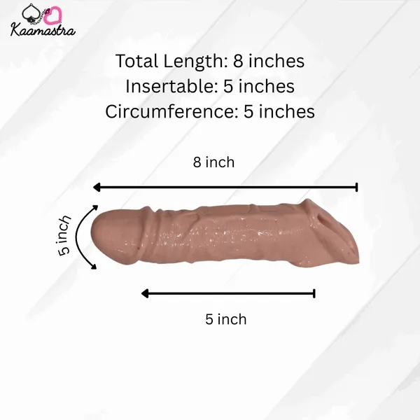 Kaamastra_Jumbo_Extender_Penis_Sleeve_Silicone