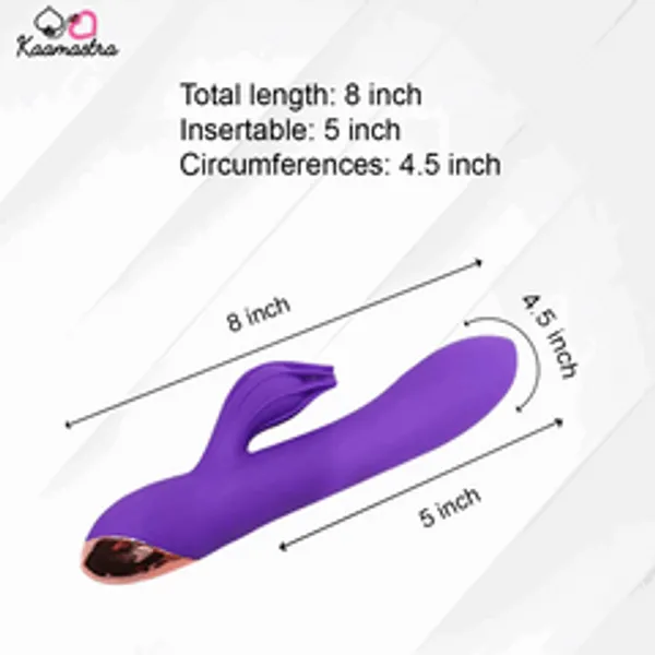 Kaamastra_2_In_1_Purple_Rabbit_Vibrator