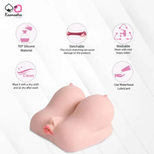 Kaamastra_4_In_1_Silicone_Breast_And_Vagina_Short_Sex_Doll