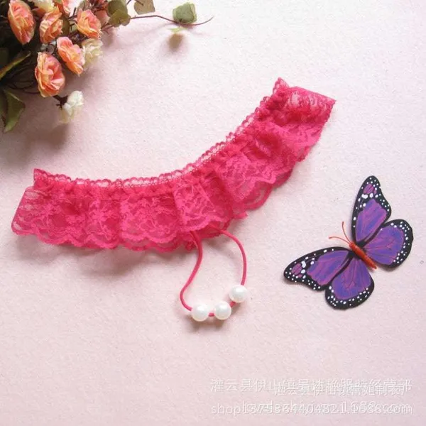 Kaamastra_Lace_And_Pearl_Crotchless_Red_G_String