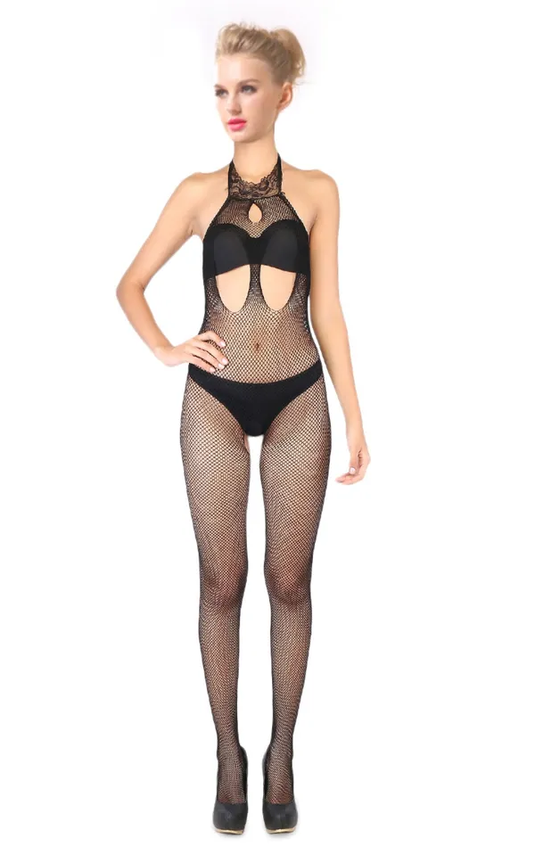 Kaamastra_Black_Open_Bust_Bodystocking