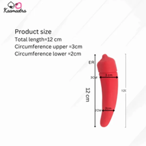 Kaamastra_Red_Chili_Vibrating_Toys_For_Women_Stimulation