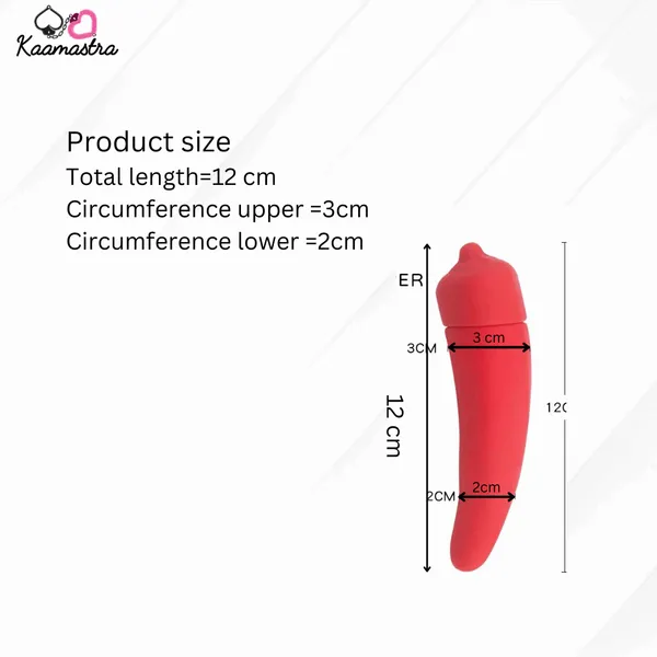 Kaamastra_Red_Chili_Vibrating_Toys_For_Women_Stimulation
