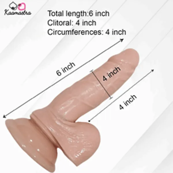 Kaamastra_6_Inch_15_24_Flesh_Skin_Realistic_Suction_Dildo