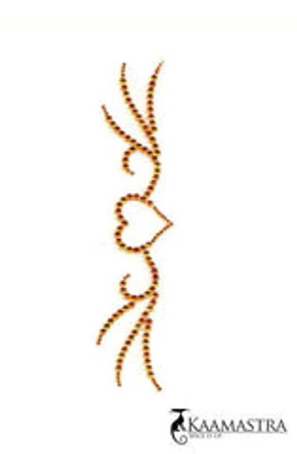 The_Orange_Heart_Crystal_Arm_Band
