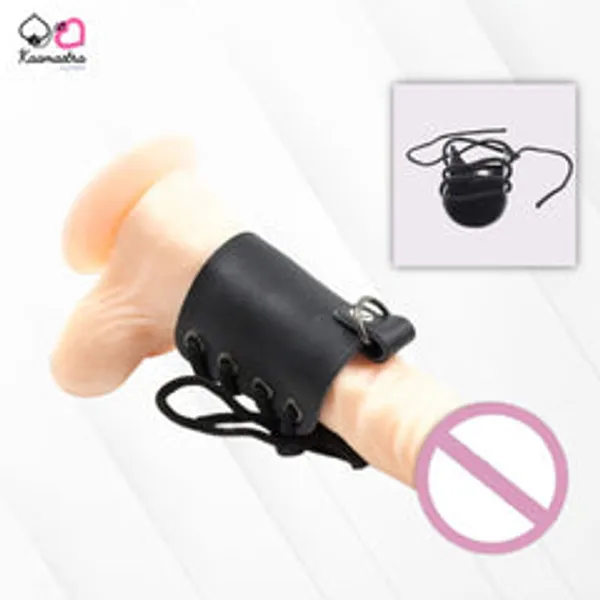 Kaamastra_S_Leather_Penis_Sleeve_For_Men