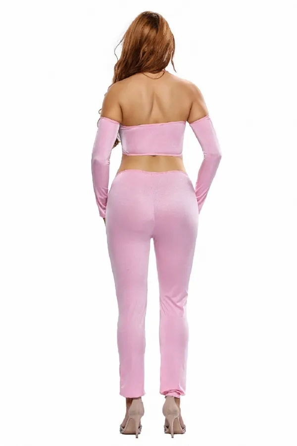 Kaamastra_Purple_Neck_Tie_Cut_Out_Jumpsuit