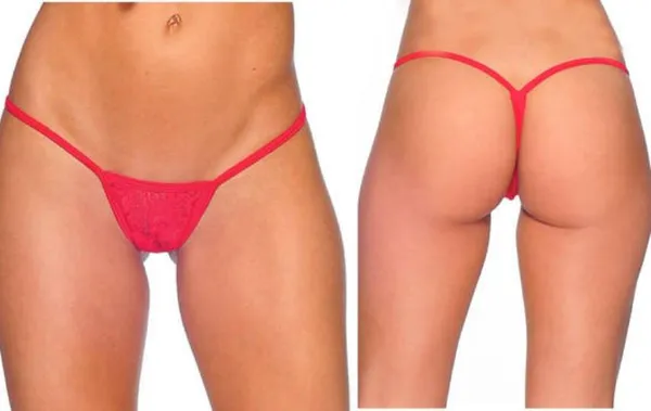 Kaamastra_Sheer_Floral_Thong_Red