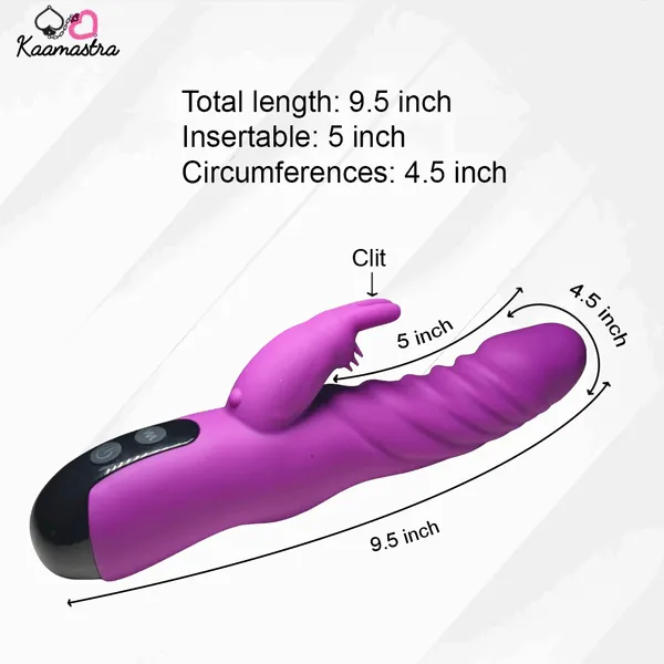 Kaamastra_Pink_Rabbit_Dildo_Vibrator_For_Women