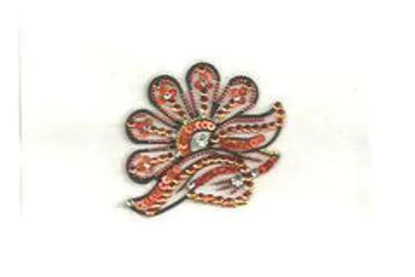 The_Orange_Half_Flower_Body_Jewel