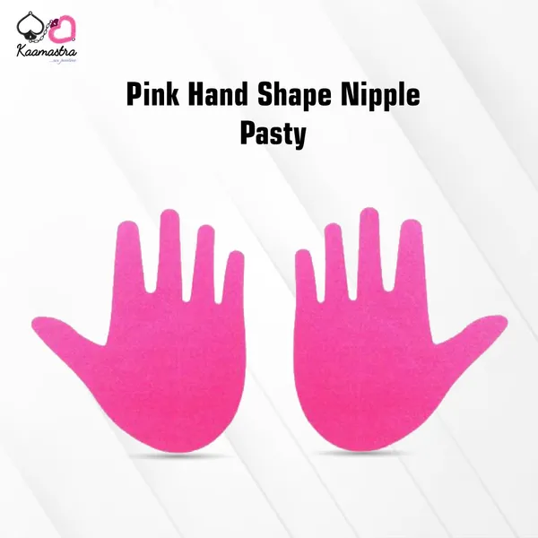 Kaamastra_Pink_Hand_Shape_Nipple_Pasty