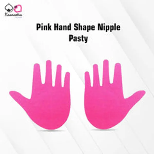 Kaamastra_Pink_Hand_Shape_Nipple_Pasty