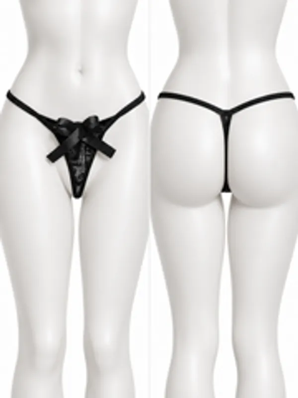 Kaamastra_Ribbon_Thong_Black