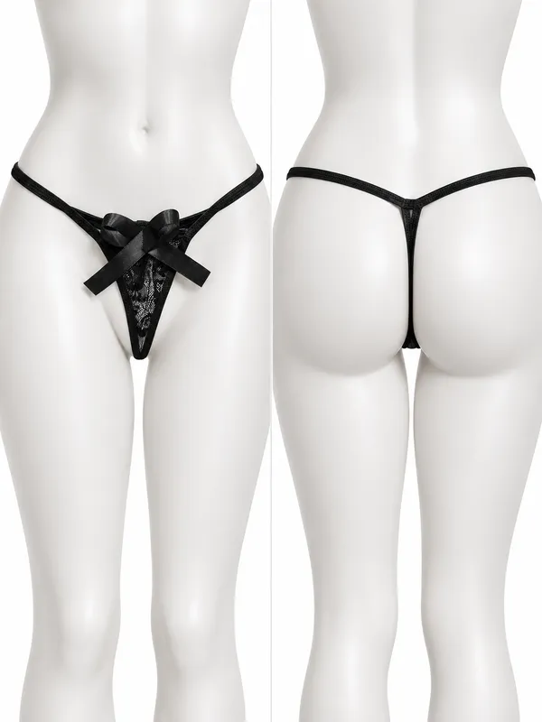 Kaamastra_Ribbon_Thong_Black
