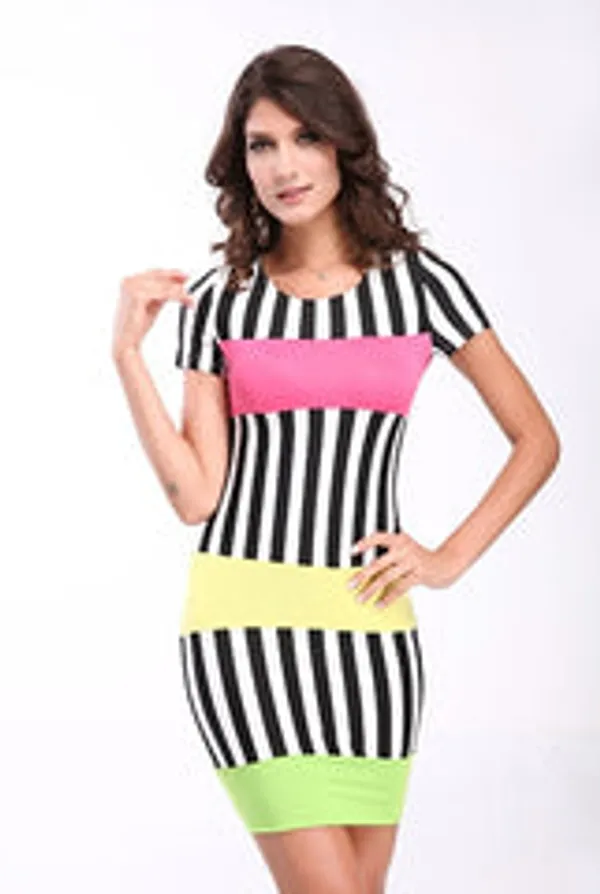 Kaamastra_Sexy_Club_Dress_With_Neon_Trims