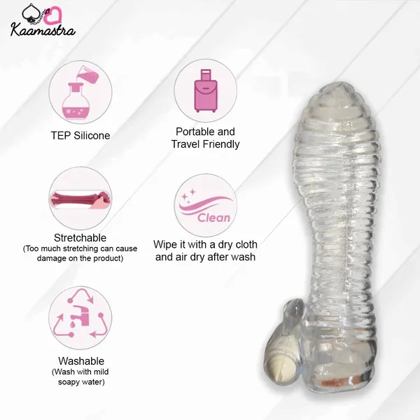 Kaamastra_S_Transperent_Vibrating_Penis_Sleeve