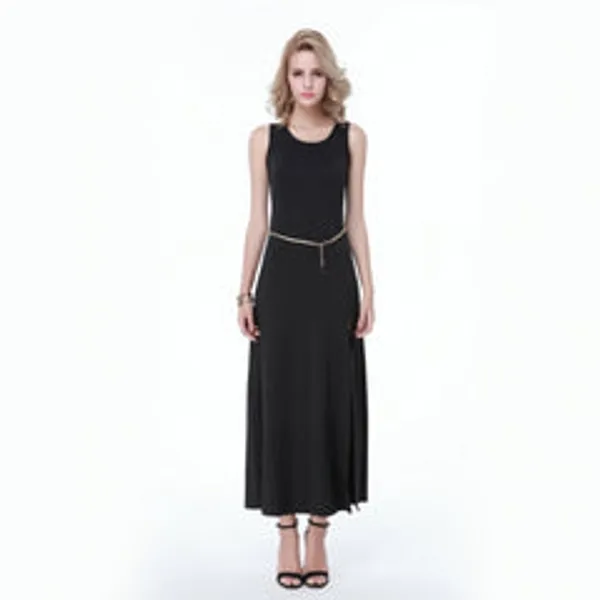 Kaamastra_Sexy_Slit_Sashes_Maxi_Dress