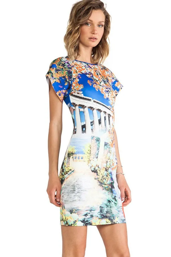 Kaamastra_Sexy_Half_Sleeves_Bodycon_Dress_For_Women