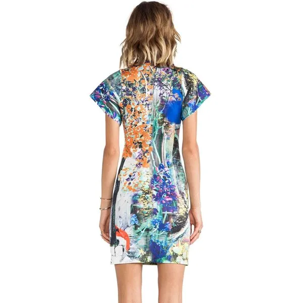 Kaamastra_Sexy_Half_Sleeves_Bodycon_Dress_For_Women