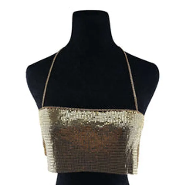 Kaamastra_Gold_Sequins_Bra