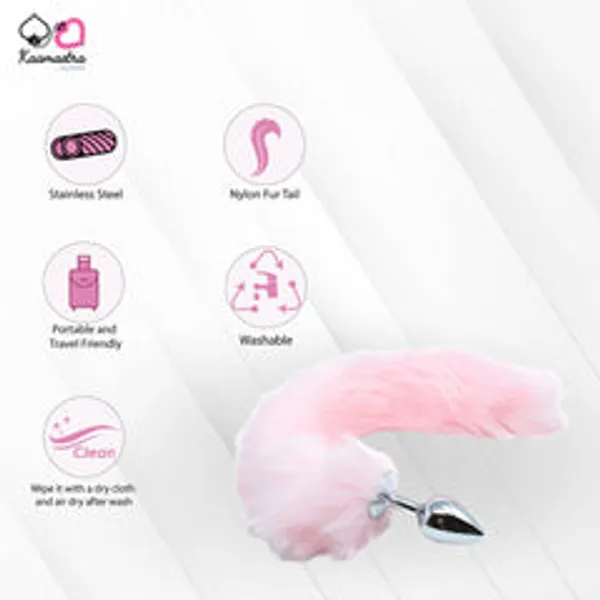 Kaamastra_Steel_Butt_Plug_With_Fur_Tail