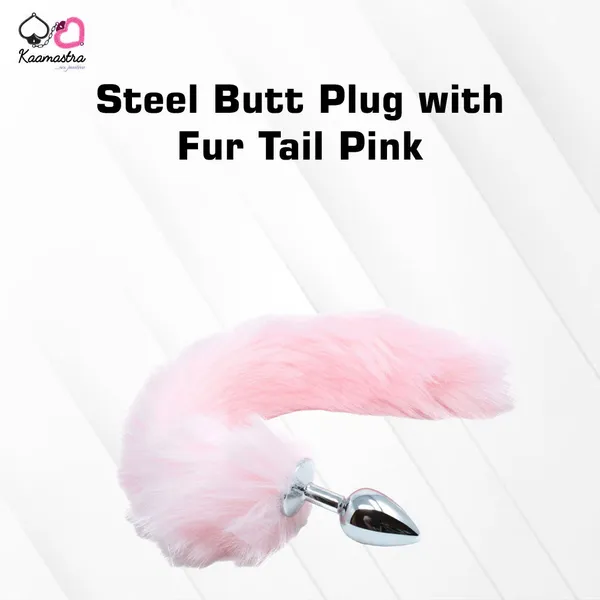 Kaamastra_Steel_Butt_Plug_With_Fur_Tail