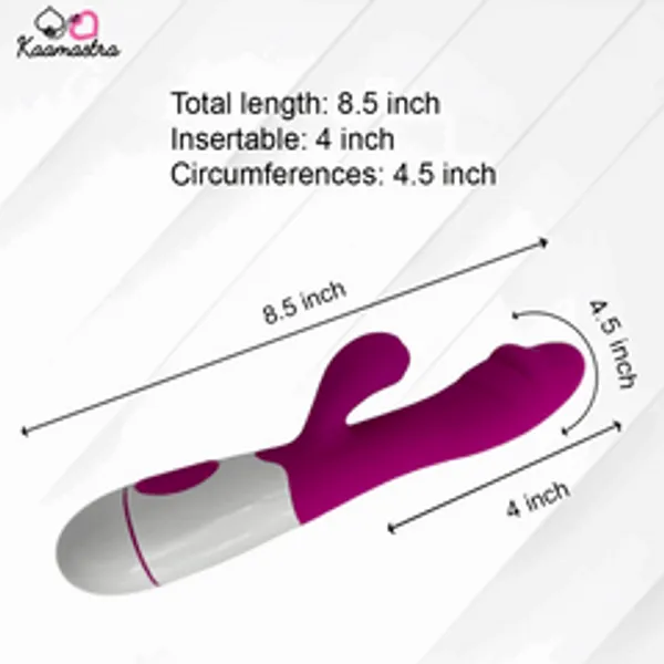 Kaamastra_Pink_Multi_Speed_Rabbit_Vibrator