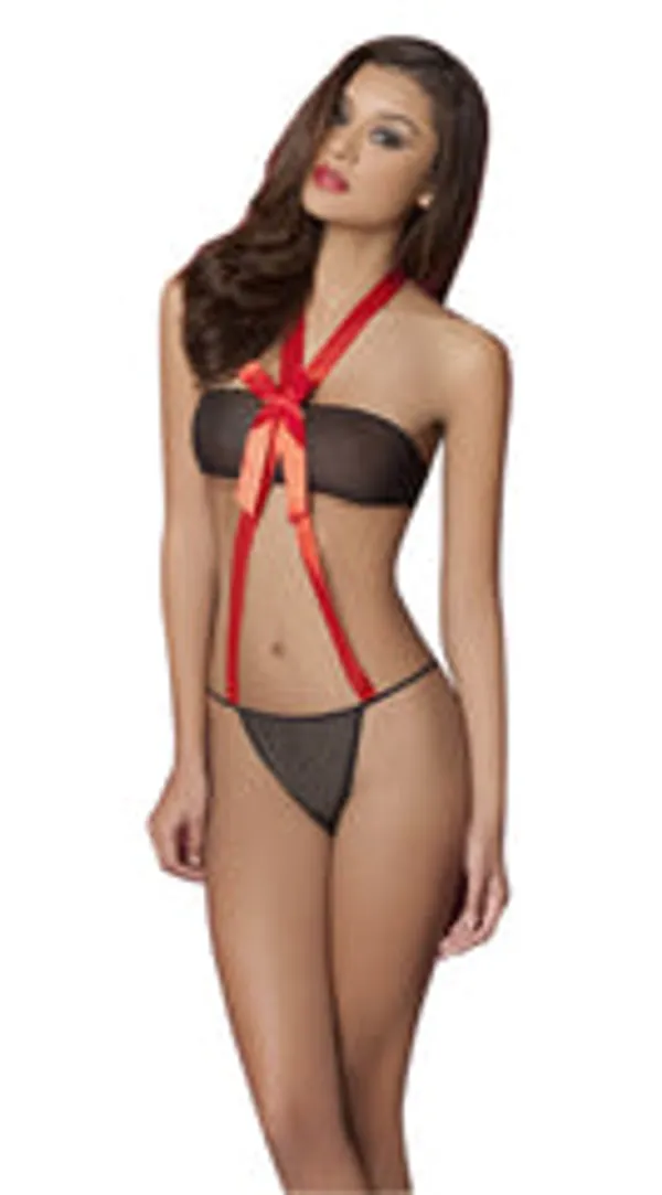 Kaamastra_Sexy_Fashion_Satin_Bow_Knot_Hollow_Out_Teddy