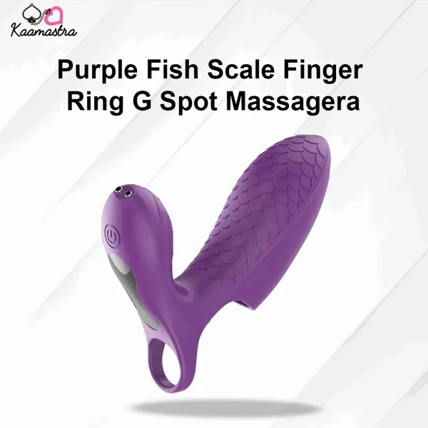 Kaamastra_Purple_Fish_Scale_Vibrating_Finger_Massager