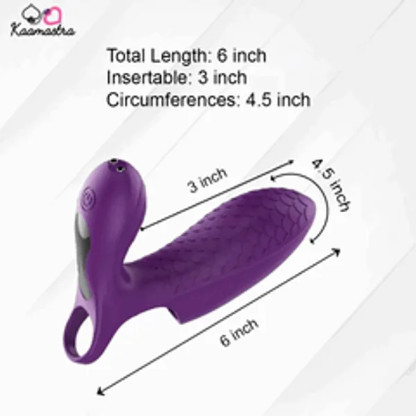 Kaamastra_Purple_Fish_Scale_Vibrating_Finger_Massager