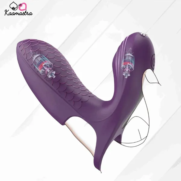 Kaamastra_Purple_Fish_Scale_Vibrating_Finger_Massager