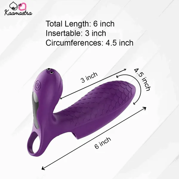 Kaamastra_Purple_Fish_Scale_Vibrating_Finger_Massager