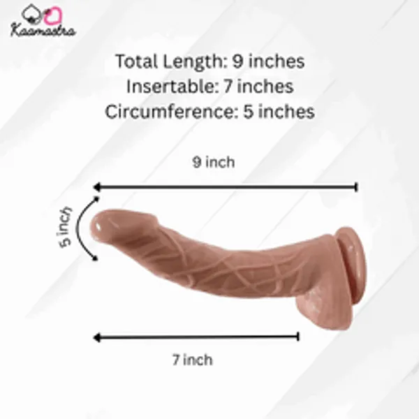 Kaamastra_S_9_Inch_22_9_Cm_Suction_Silicone_Dildo