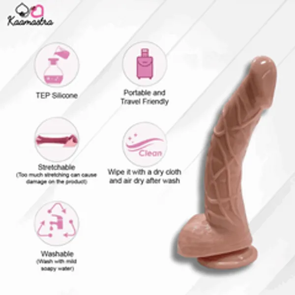 Kaamastra_S_9_Inch_22_9_Cm_Suction_Silicone_Dildo