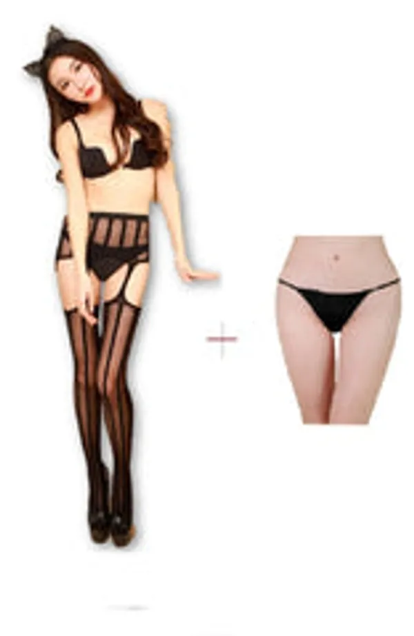 Kaamastra_Suspender_Pantyhose_Stockings_Fishnet_With_Thong