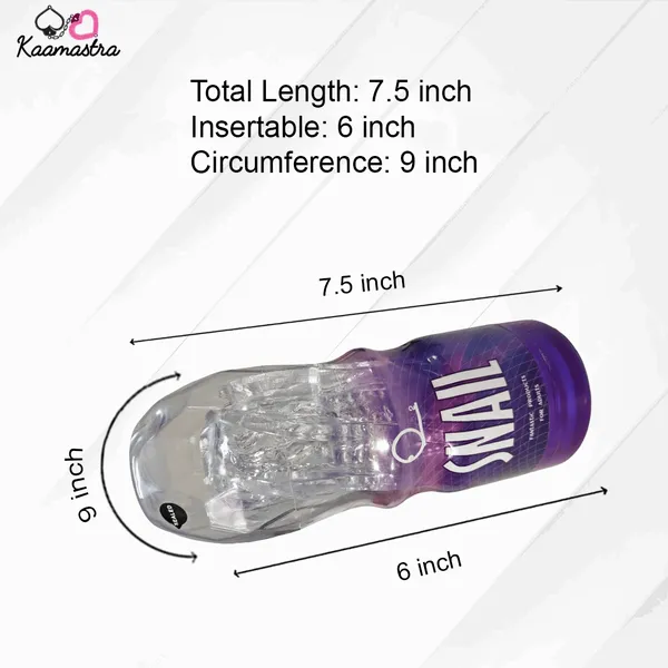 Kaamastra_S_Snail_Crystal_Clear_Masturbaion_Cup