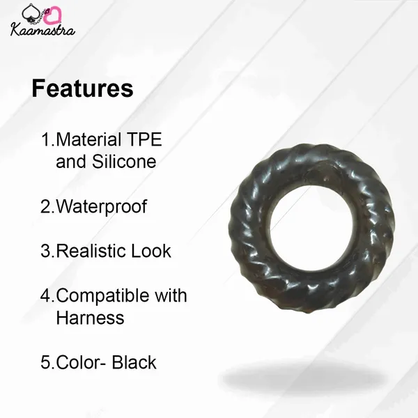 Kaamastra_Transparent_Black_Penis_Ring