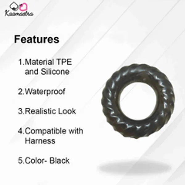 Kaamastra_Transparent_Black_Penis_Ring