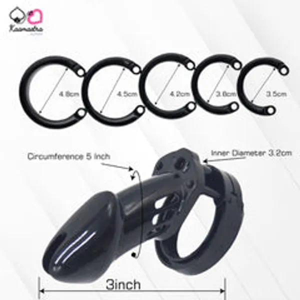 Kaamastra_Advance_Chastity_Cage_Penis_Lock_Black