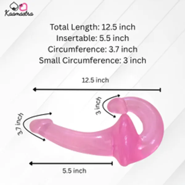 Kaamastra_Silicone_Double_Head_Pegging_Dildo