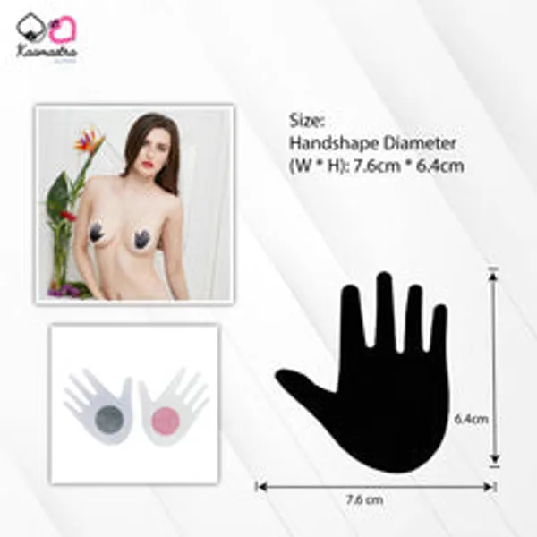Kaamastra_Black_Hand_Shape_Nipple_Pasty