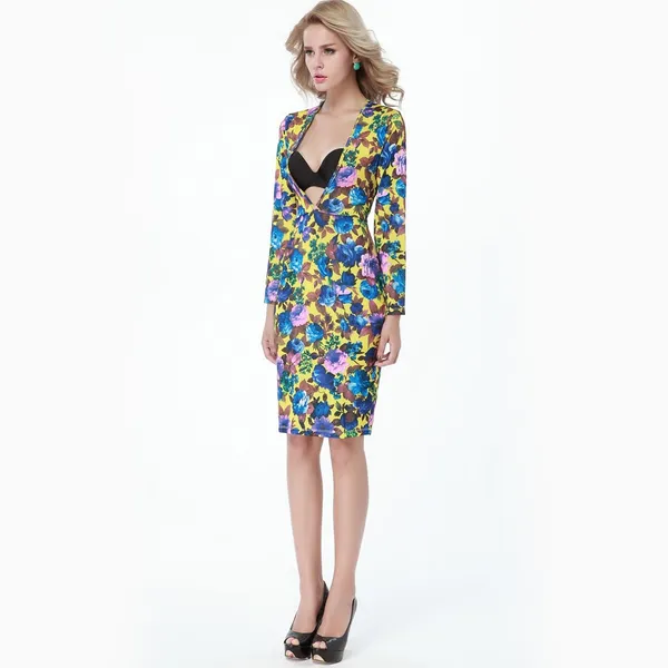 Kaamastra_Deep_Cleavage_Bodycon_Dress