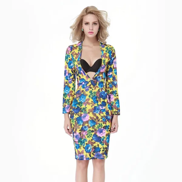 Kaamastra_Deep_Cleavage_Bodycon_Dress