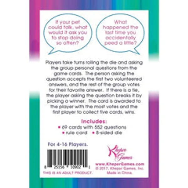 Kheper_Games_Ladies_Night_Personal_Questions_On_Kaamastra