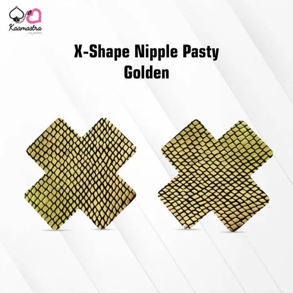 Kaamastra_X_Shape_Nipple_Pasty_Golden