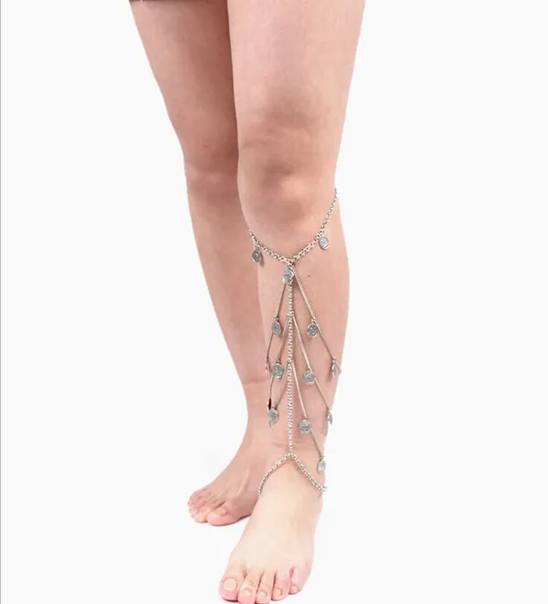 Kaamastra_Punk_Style_Coin_Shape_Pendant_Anklet
