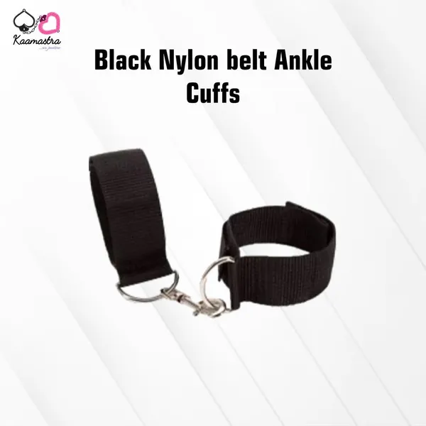 Kaamastra_Black_Nylon_Belt_Ankle_Cuffs